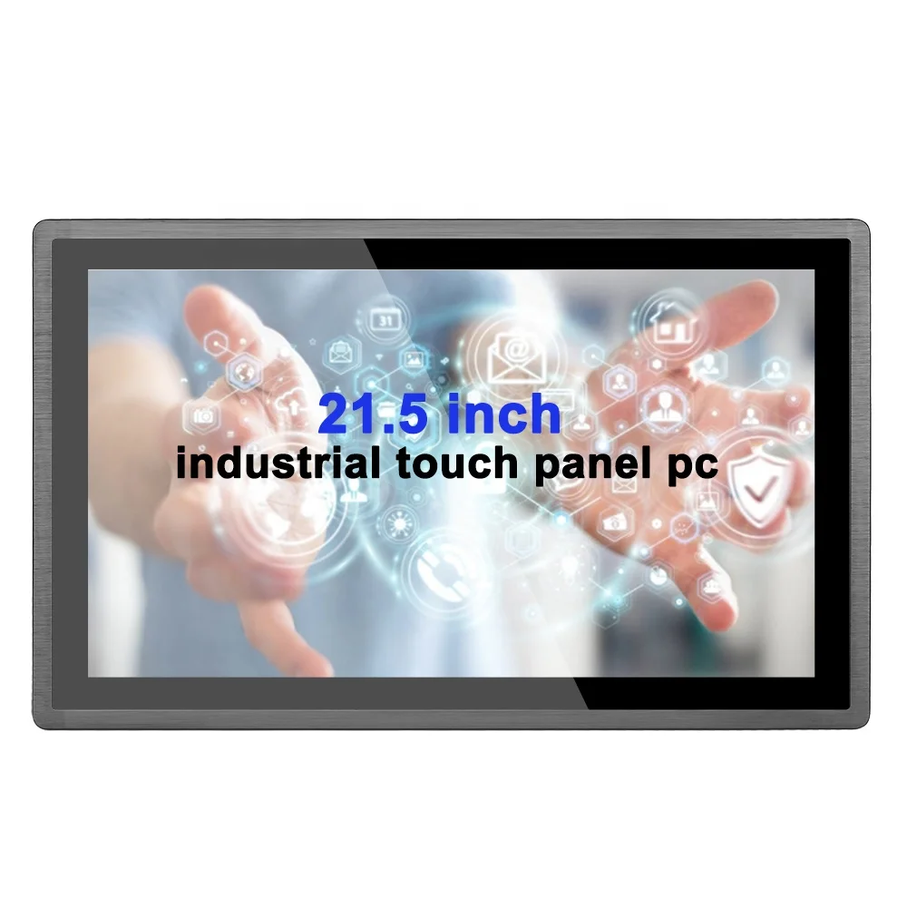 

Rugged 21.5'' Embedded Panel PC Industrial Dual Wifi Capacitive PC Touch Screen All in One PC Touch Screen FHD 1920*1080 IP65