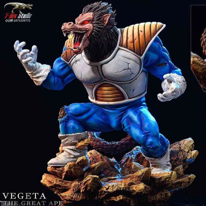 Фото [Модель из смолы] T-rex Studio Dragon Ball The Great Ape Vegeta 35 см Аниме Фигурка Фигурка Статуя Коллекция игрушек GK Figma №2