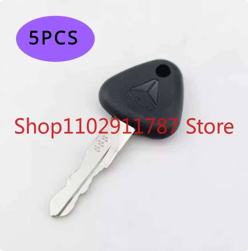 5 шт. 888 ключ для SDLG тяжелого оборудования экскаватора-погрузчика стартовый