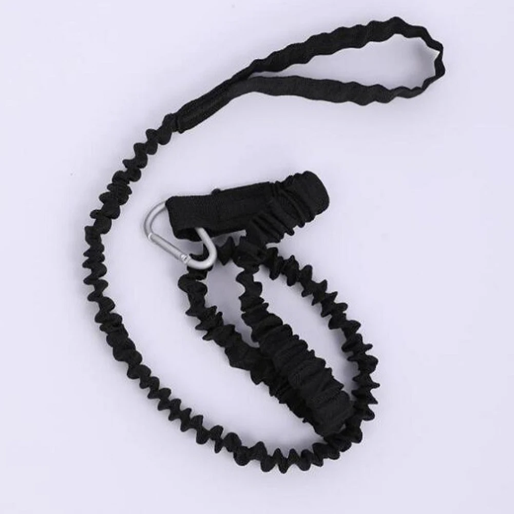 

Fishing Rod Lanyard Adjustable Easy Use Safe Paddle Leash With Snap Hook Flexibility Accessories Elastic Rope Floating Anti Slip