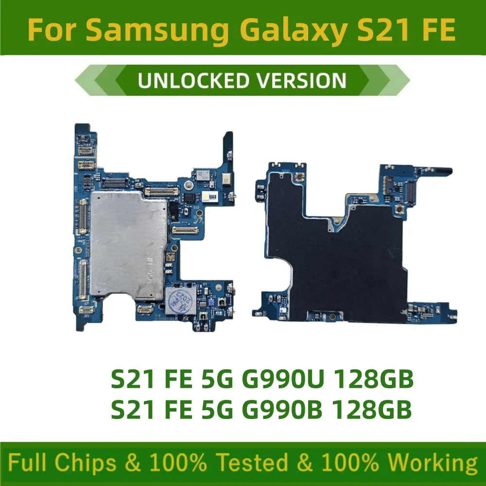 Полностью протестированная материнская плата для Samsung Galaxy S21 FE ...
