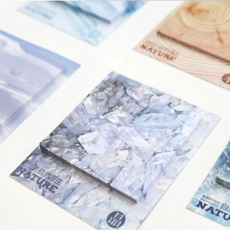 

30 Pages Weather Nature Memo Pads Sticky Notes Paper Stationery