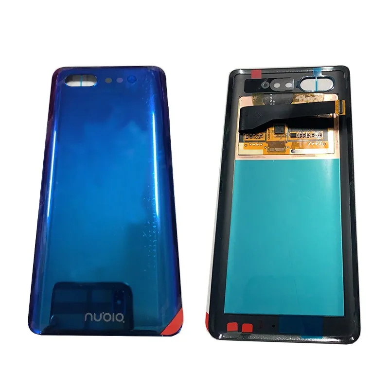 Оригинальный Лучший задний ЖК-дисплей для ZTE Nubia X NX616J, сенсорная панель, дигитайзер в сборе, задняя крышка, крышка батарейного отсека, корпус, экран