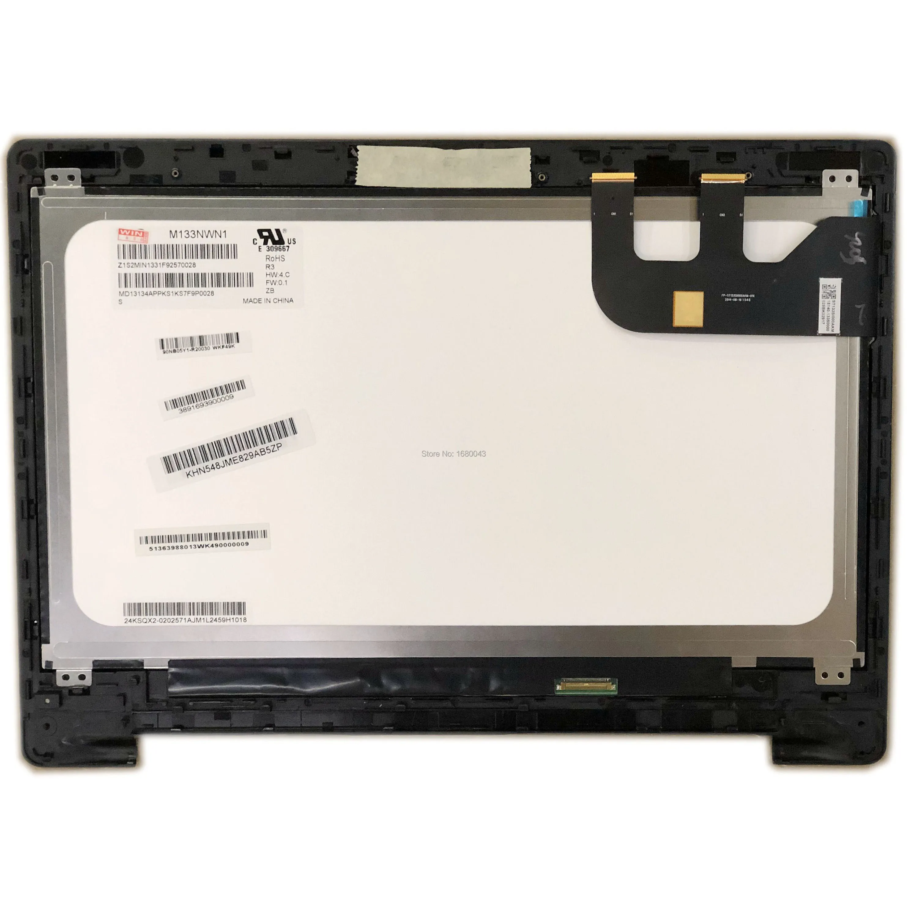 ЖК-экран M133NWR1 R3, сенсорный экран, дигитайзер в сборе, рамка, запасные части для телефона Asus TP300LA TP300LD