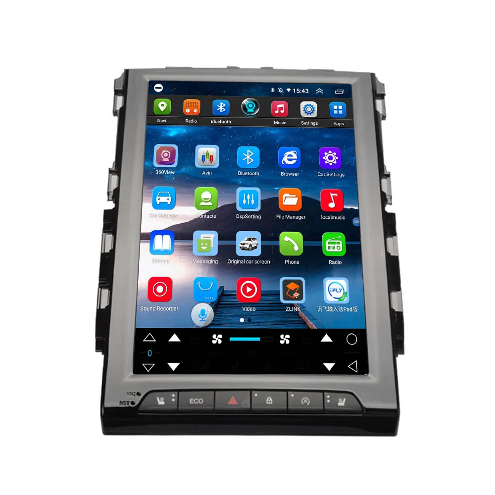 Автомагнитола в стиле Tesla для Renault Megane 4 Samsung Koleos Talisman 2017 + Android мультимедийный плеер