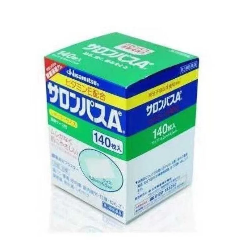 

1 шт. 140 наклеек/1 коробка японских обезболивающих пластырей Hisamitsu Salonpas 4,2*6,5 см каждый для снятия боли и мышечной усталости