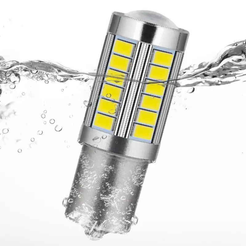 

1pc 1157 1156 5730 5630 33SMD T20 Car LED Tail Reverse Lights Parking Brake Bulbs Canbus Auto Turn Signal Lamp 12V Highlight