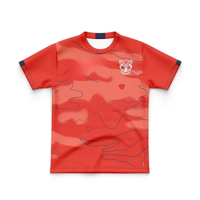 Мужская футболка-детская воинов Новой Зеландии 2024.