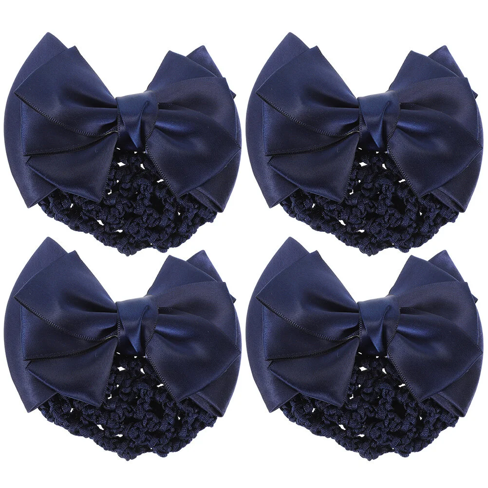 

4 шт., женские сетчатые зажимы для волос