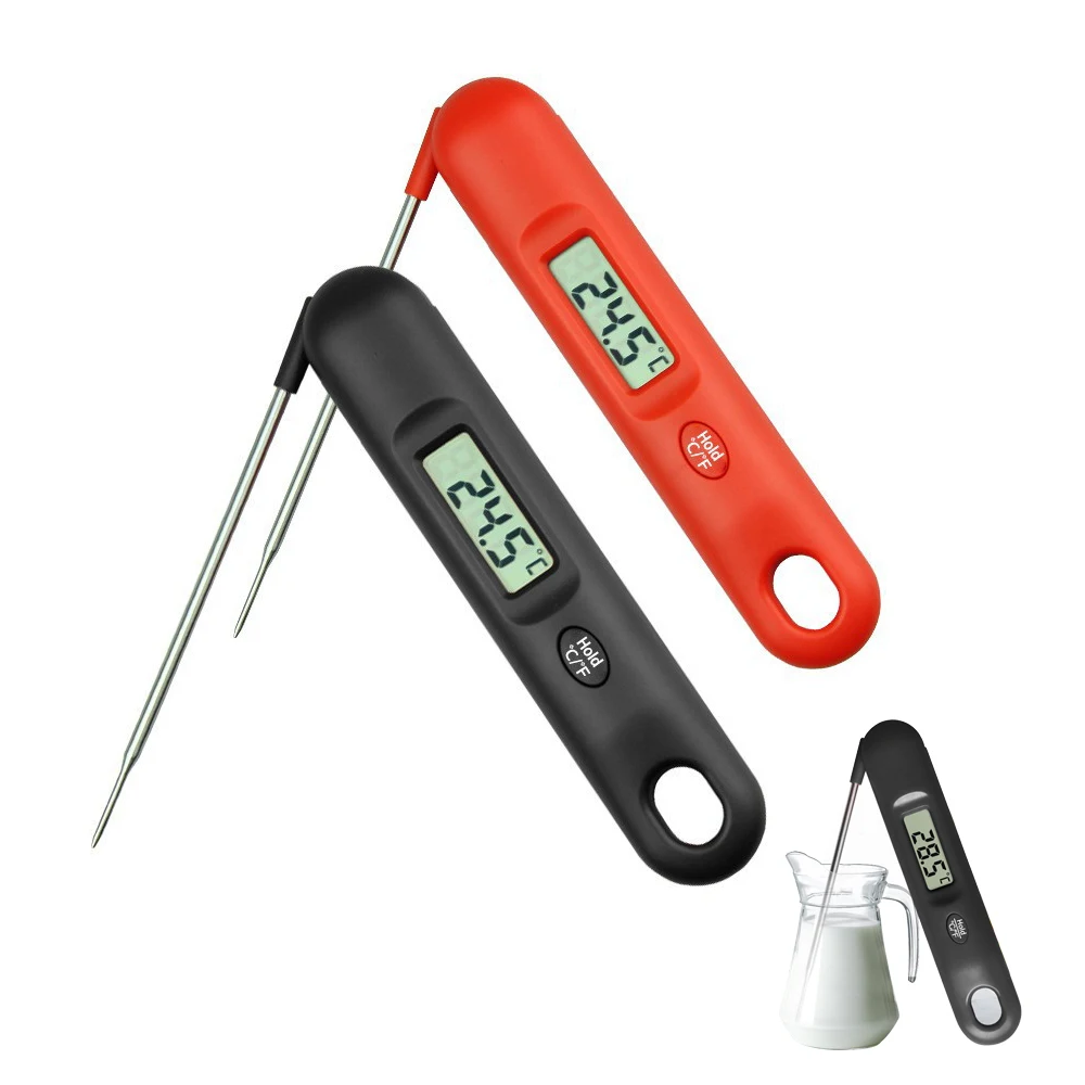 

Digital Food Thermometer Cooking BBQ Probe Electronic Oven Meat Water Milk Sensor Gauges Tools Measuring Thermometers 0863