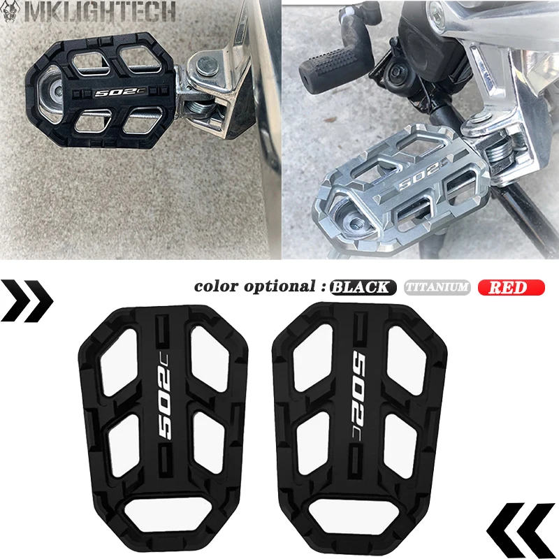 

MTKRACING For BENELLI 502C 502c 2018-2019 Motocross Footrest Pedals Footpegs Foot Pegs Footpeg