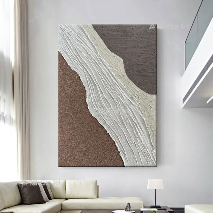 Толстый объемный акриловый нож с текстурой масляная живопись Настенная Картина