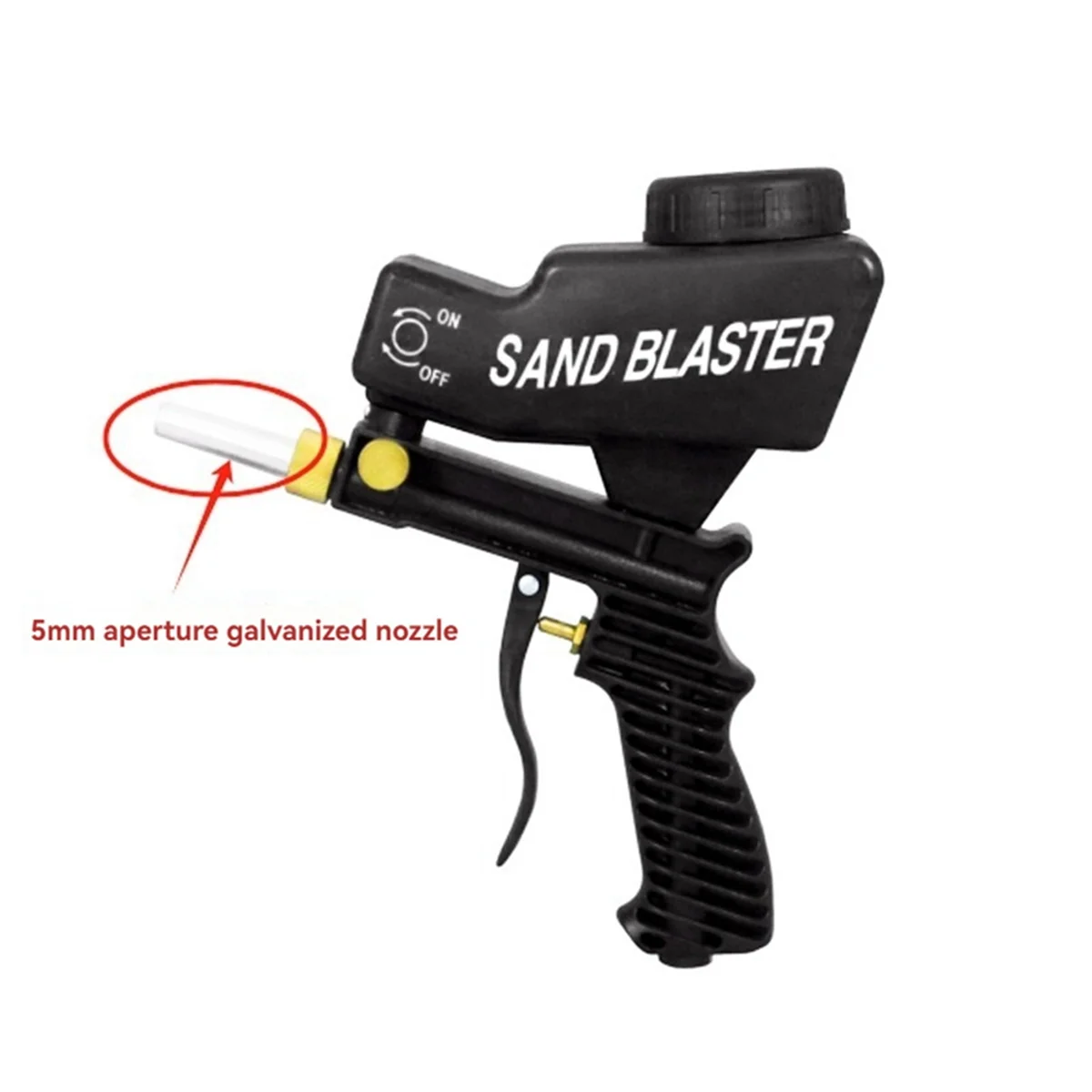 Насадка для пескоструйных пистолетов LEMATEC AS118 C66 насадка пескоструйной обработки