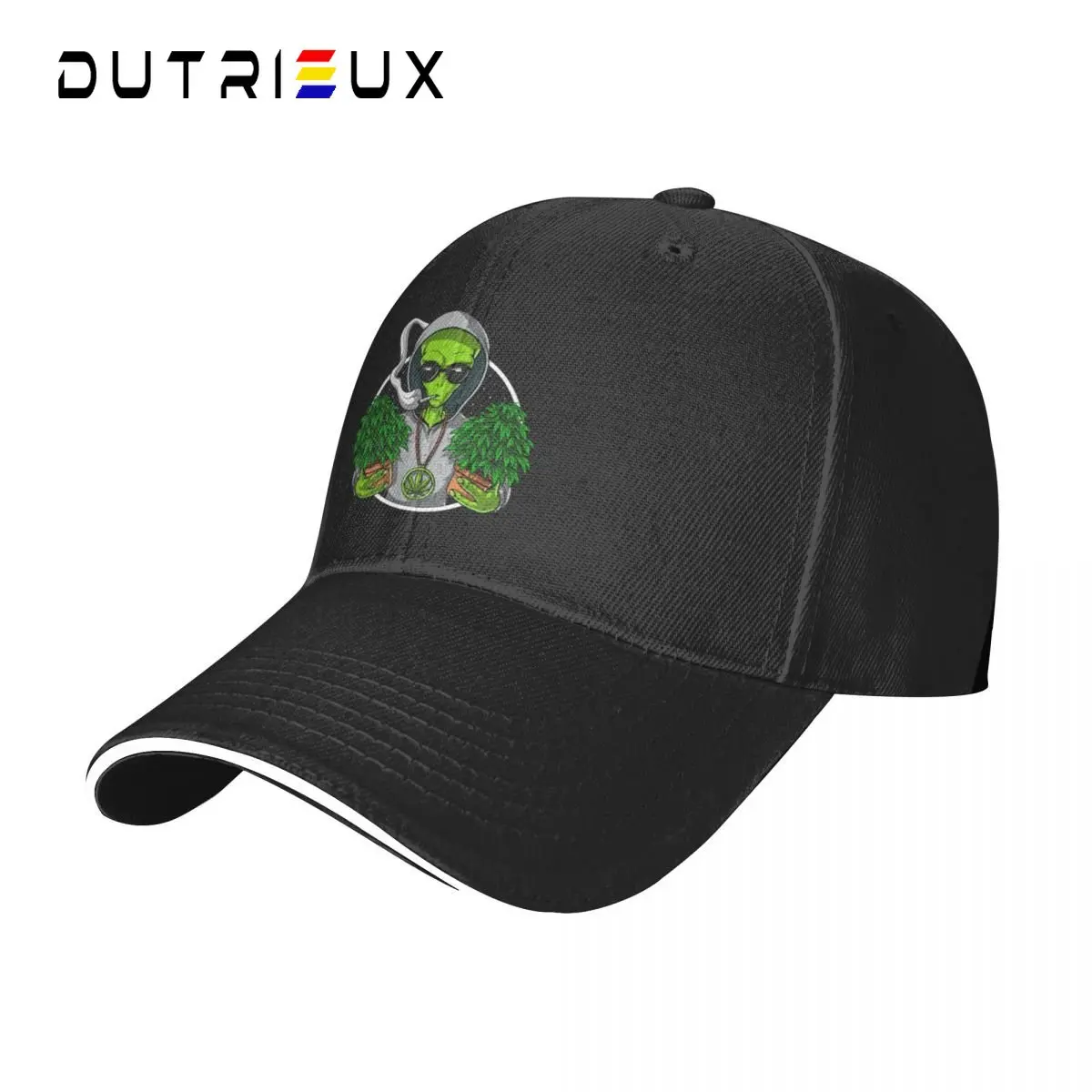 

Baseball hat for men women Alien Weed Stoner Cap trucker hat women's winter hat 2022 Men's