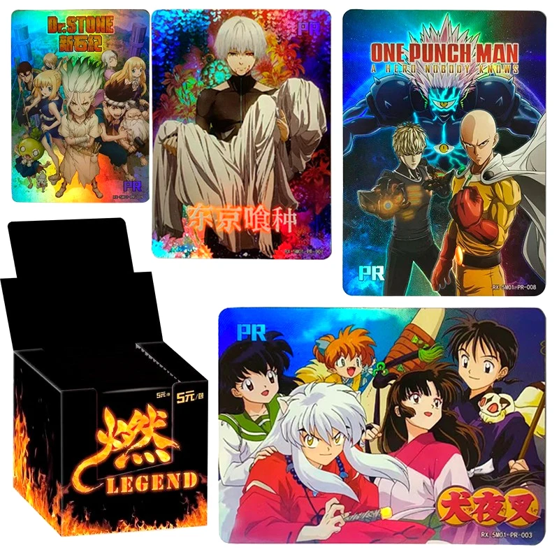 FIRE LEGEND Collection Cards Anime Figures Card Child Kids Birthday Gift Game Cards Table Toys For Family Christmas images - 6
