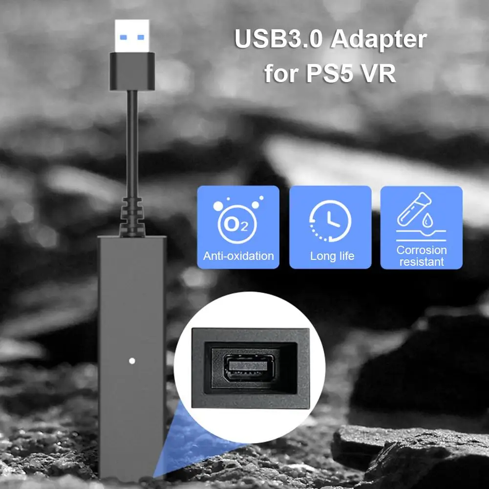 

For Ps5 VR Cable Adapter Usb3.0 Al-p5033 Game Console Mini Camera Connector Fun Play Parts Converter Accessories Compatible