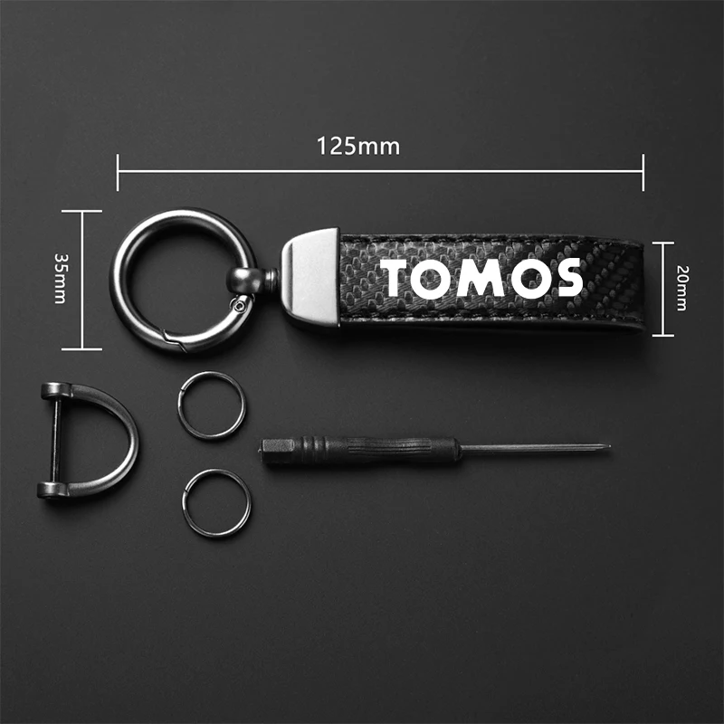Высококачественный брелок для ключей из углеродного волокна мотоцикла Tomos Nitro Arrow