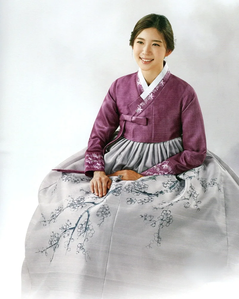 

Корейская импортная ткань, оригинальный Hanbok Bride Hanbok ручная вышивка Hanbok, аутентичная новая модель