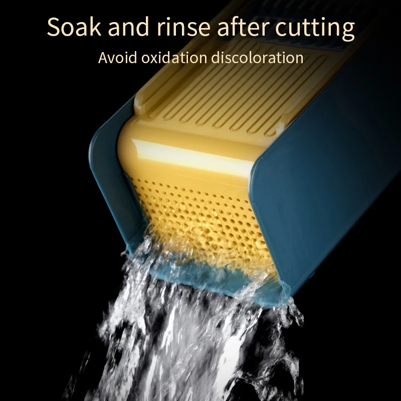 Многофункциональный Нож для овощей слайсер с корзиной измельчитель фруктов