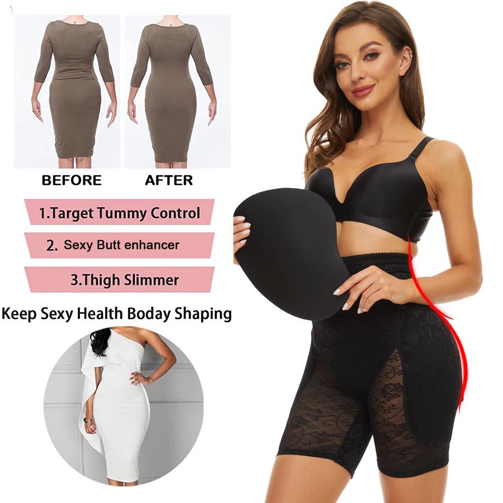 SEXYWG Wommen Butt Lifter Hip Padded Shaper Panties Woman Hip Enhancer Shapwear Bodyshorts Body Shaper Control Panties