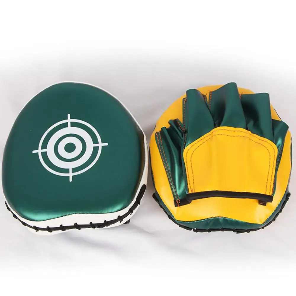 

Martial arts hegemony Sanda taekwondo boxing supplies curved small hand target leather fabric stitching sports fitness