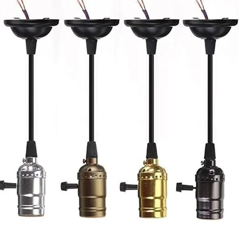 

Минималистичные Ретро подвесные светильники E27 в алюминиевом корпусе с винтовым цоколем лампы Эдисона винтажный металлический подвесной с...