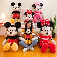 25cm kawaii disney mickey mouse minnie plush toys doll cute room decor anime stuffed toys for children birthday christmas gift