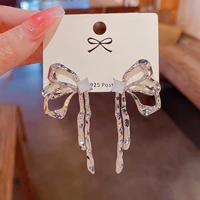 cold wind butterfly ultra glitter zircon metallic stud earrings for women korean fashion earring birthday party jewelry gifts