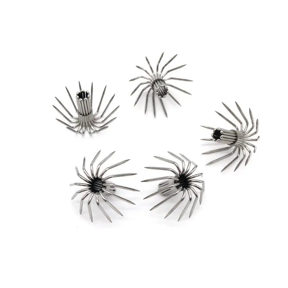 

Squid Hook Fishing Tackle Lures Squid Jig Lures with Hook Fish Hook Accessory 304 Stainless Steel Clamp for Fishes Floating Bait
