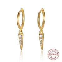 earrings set with diamond silver jewelry long triangle silver earrings sterling silver tassel earrings triangle earrings