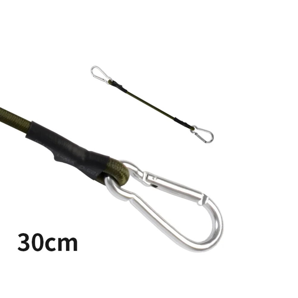 

Elastic Rope Rope Carabiner Outdoor Elastic Rope Mountaineering Hook Camping Rope Buckle Rope Carabiner Latex Portable