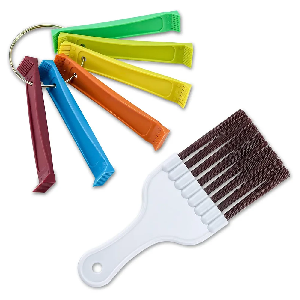 

1set FCR6 Fin Comb Tool Set Air Conditioner Fin Cleaning Brushes For Air Conditioner Straighten Evaporator Condenser