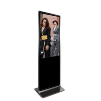 43 75 inch lcd display touch android screen advertising floor stand monitor wifi digital signage lcd totem