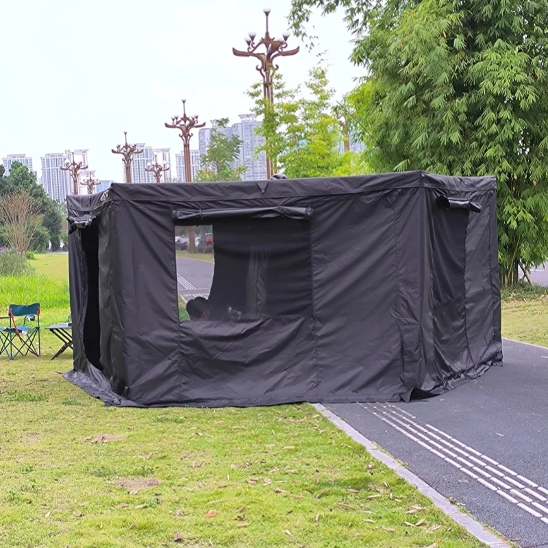 Фото Лидер продаж, выдвижной логотип 4X4 D с отверстием 4X4, внедорожная отдельно стоящая палатка на крыше автомобиля, тент Foxwing, палатки для боковых автомобилей №1