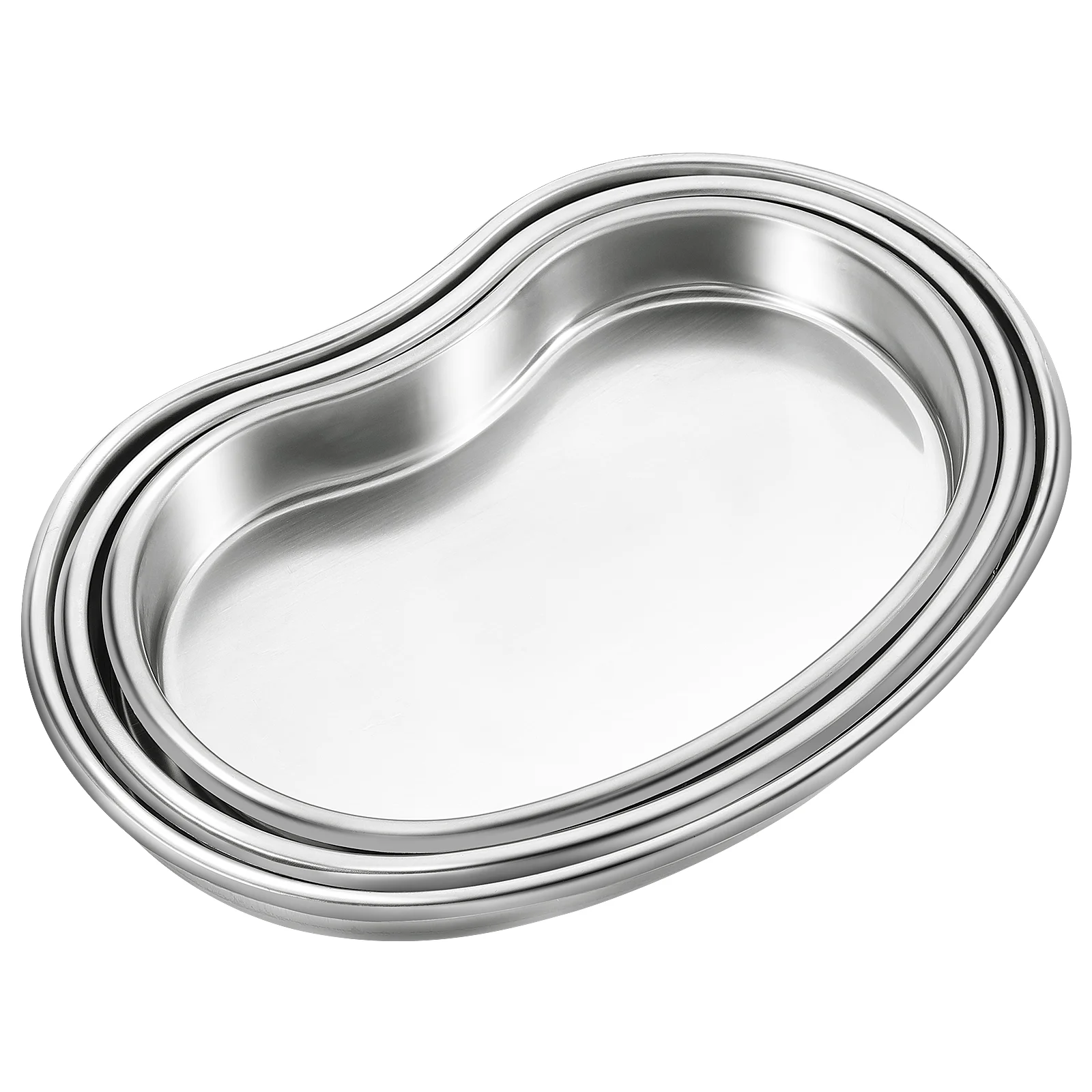 

Trays Metal Kidney Plate Labs Instrument Stainless Steel Bowls Basin