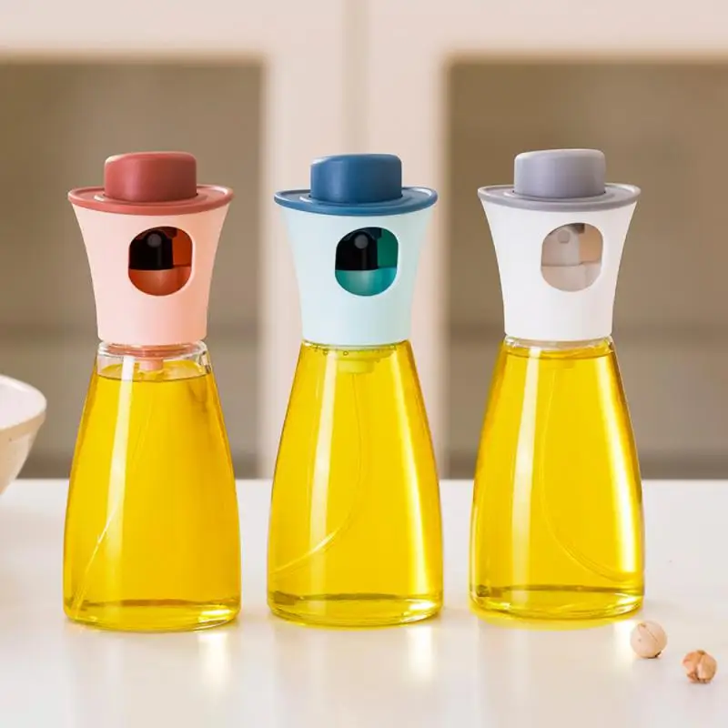 

Creative Kitchen Spray Oil Bottle BBQ Baking Olive Oil Spray Bottle Oil Vinegar Sauce Glass Spray Bottles Kitchen Cooking Tools