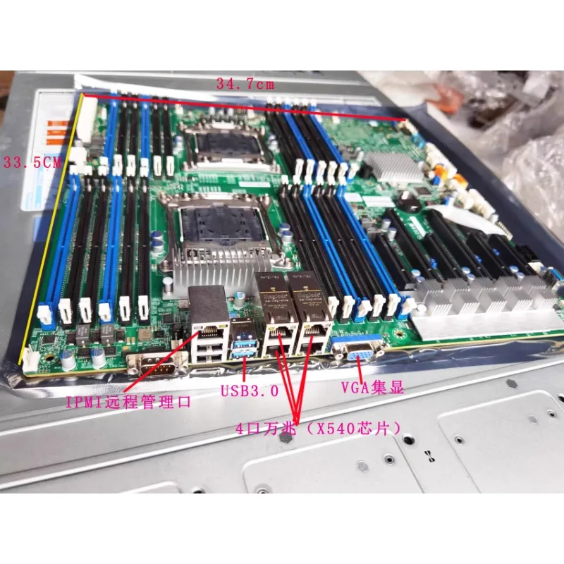 X10DRI-T4 + X99 двухканальная основная плата сервера LGA2011 V3V4 поддержка зарядки запуск M2