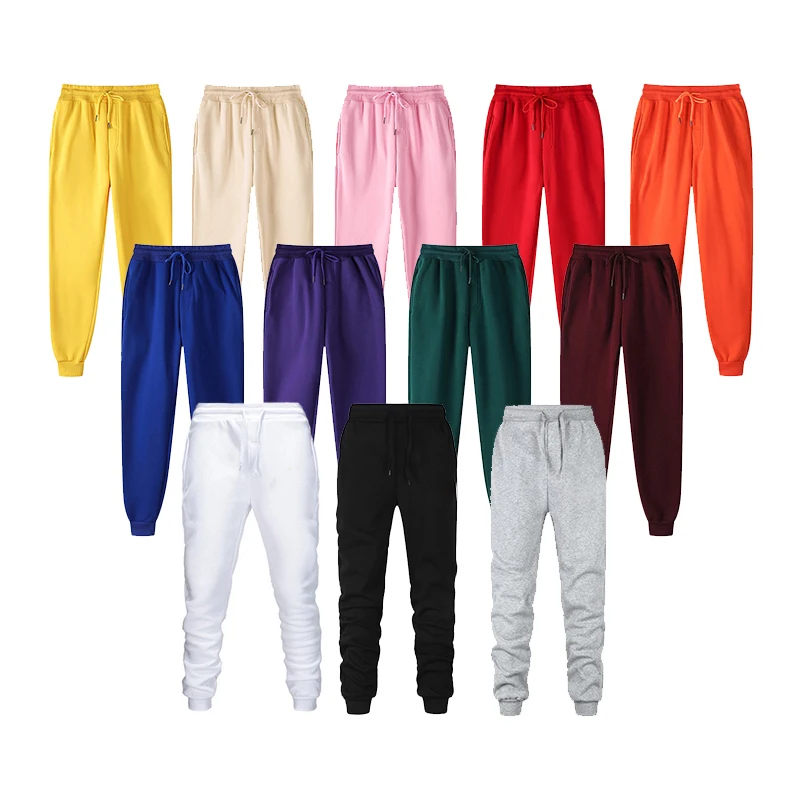 Men's and women's training sportswear pants, casual and comfortable running, autumn and winter street clothing