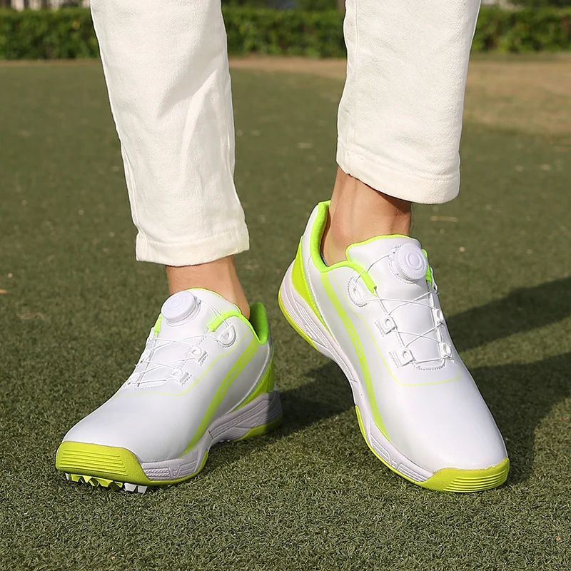2022 New Couple Golf Shoes Women and Men Professional Waterproof Golf Sneakers Outdoor Comfort Non-slip Grass Walking Shoes Men