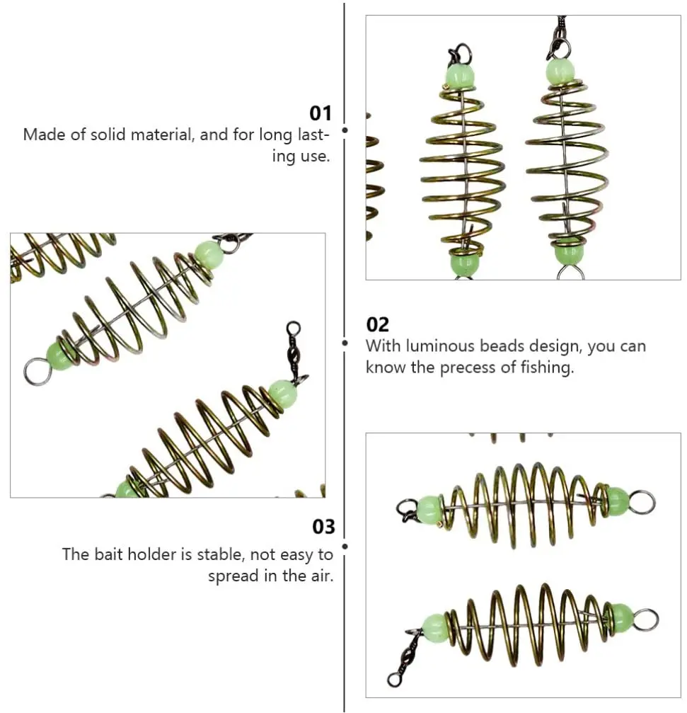 4 шт. пружинная приманка для рыбалки из нержавеющей стали | Спорт и развлечения