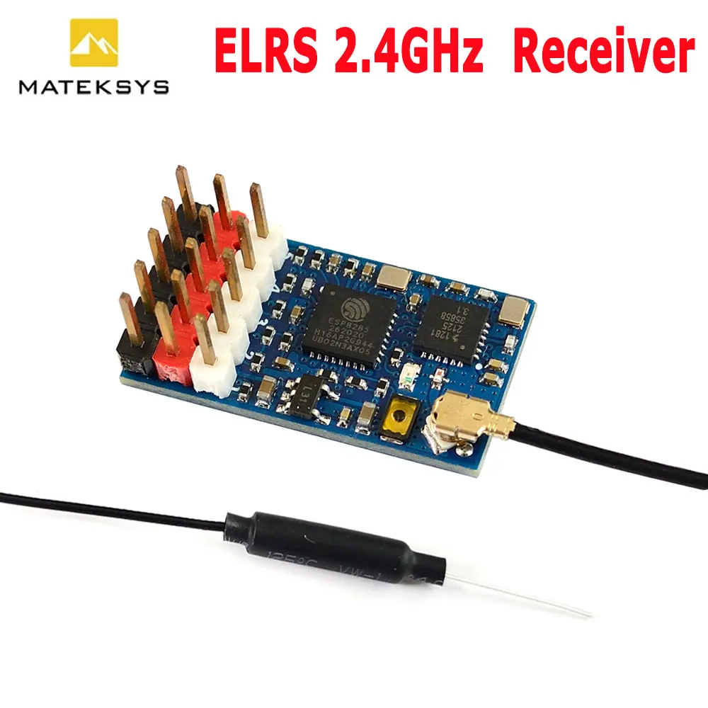 

Matek System Mateksys ELRS-R24-P ELRS 2.4GHz Receiver for RC FPV Drones