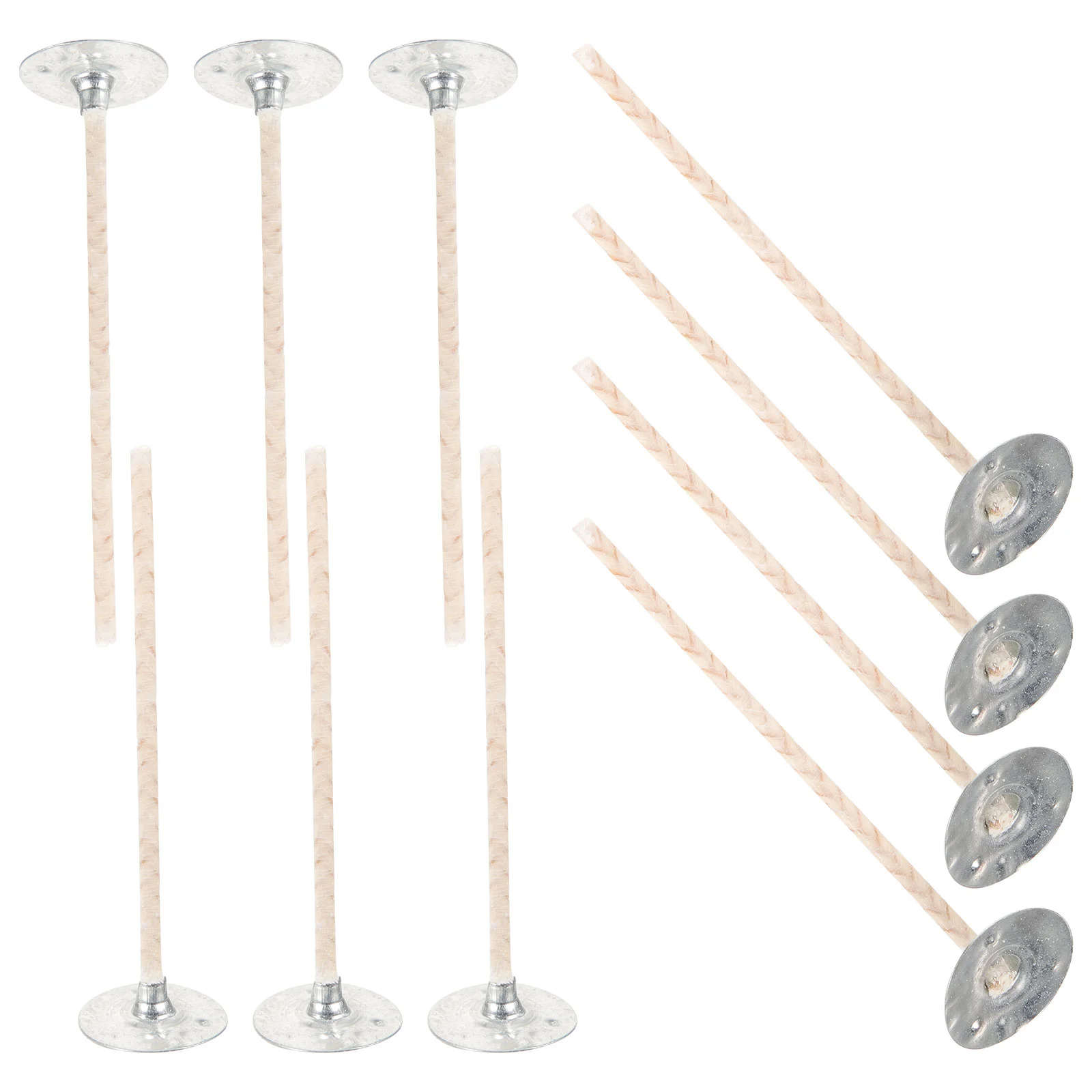 

10 Pcs Natural Candles Decorative Wax Core Making Wicks DIY Cotton Bulk 7x2cm Scented Paraffin
