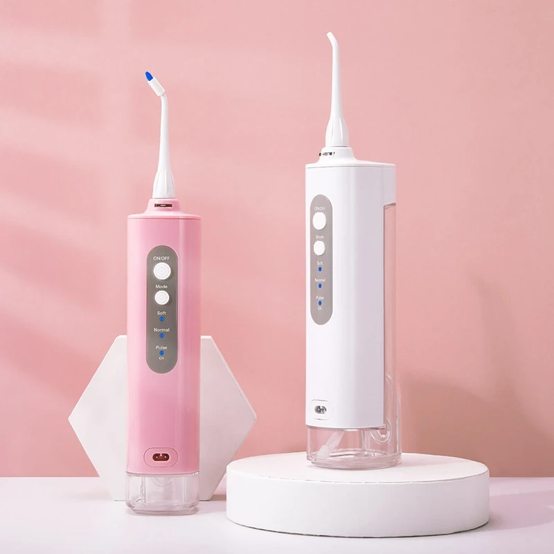 

Water Flossers For Teeth 220ML Cordless 3 Modes USB For Oral Irragator