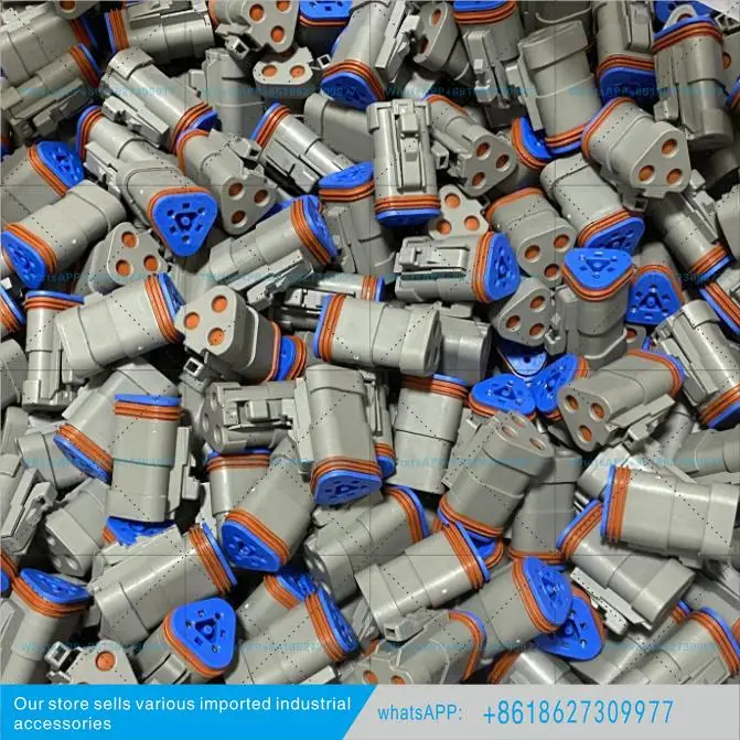 Фото DT06-3S-P006 Совершенно новый разъем с синим резистором Masterbatch, корпус 3P №1
