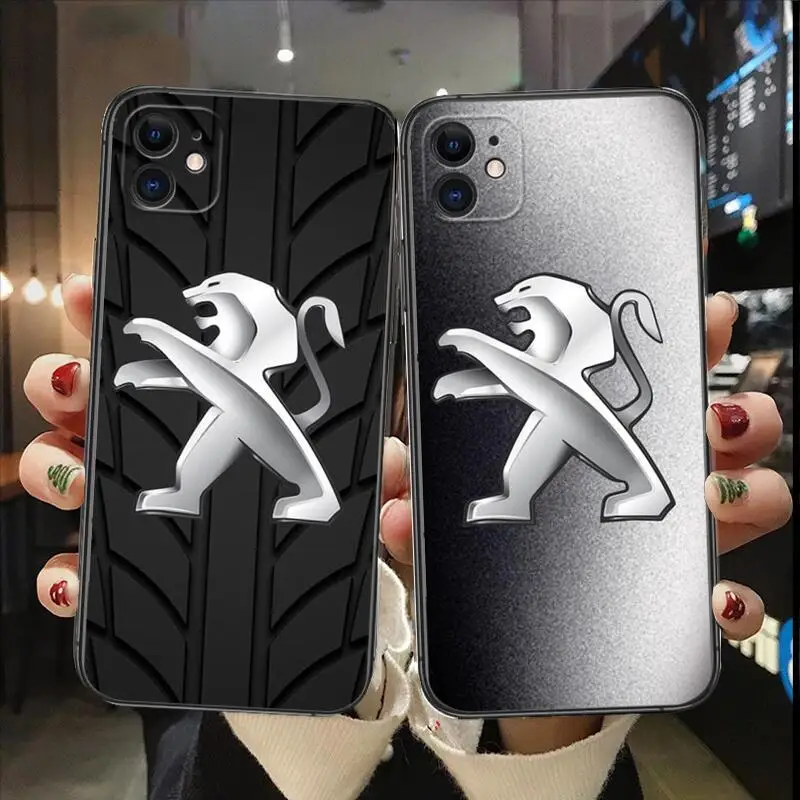 

Peugeots Logo Luxury Design Phone Case For Apple IPhone 13 12 11 14 Pro Max Mini XR X XS Max 6S 6 7 8 Plus SE 2020 Gift Covers