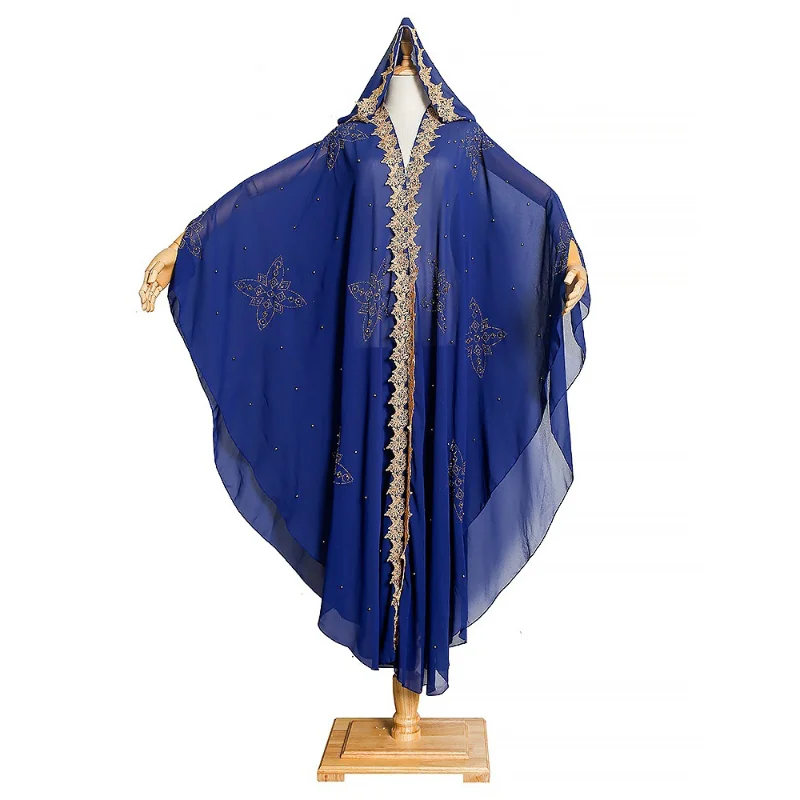 Abaya Dubai Kaftan Muslim Open Robes for Women African Evening Party Dresses Hijab Dress Boubou Robe Islam Clothing