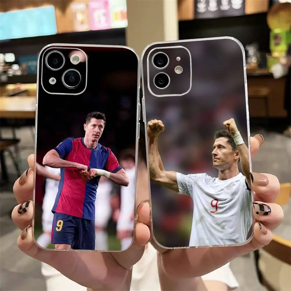 Фото Чехол для телефона Robert Lewandowski для iPhone 17, 16, 15, 14, 13, 12, 11 Plus, Pro Max, мягкий прозрачный чехол №1
