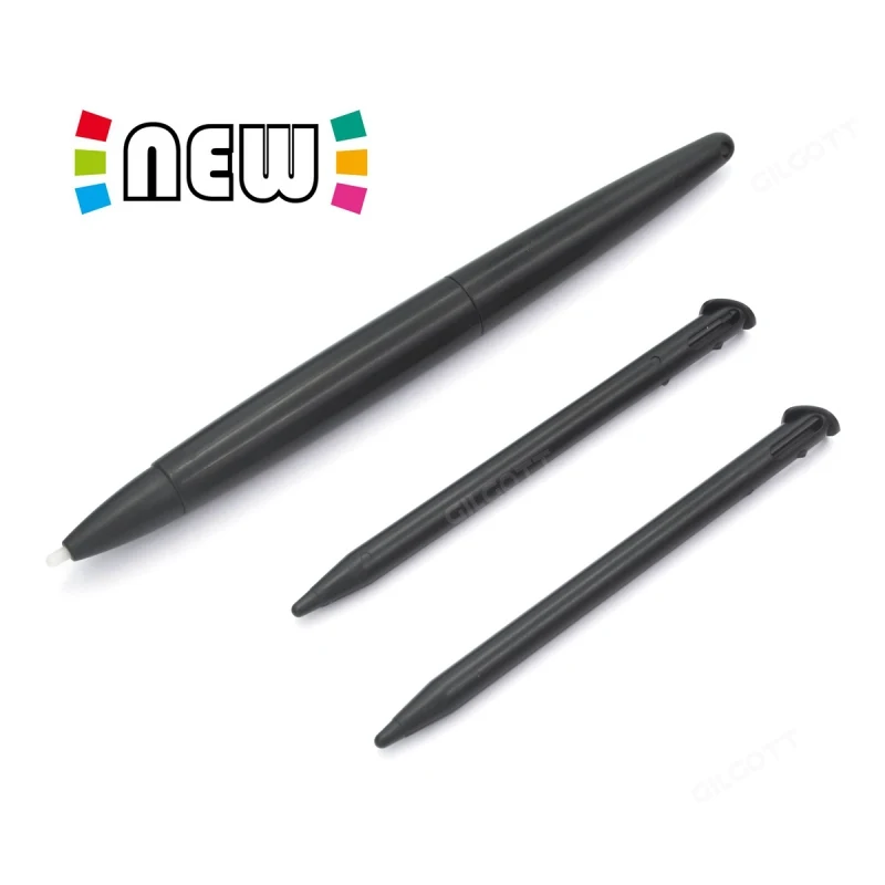 Пластиковый черный стилус для сенсорного экрана Nintendo NEW3DSXL NEW3DSLL 3 шт.