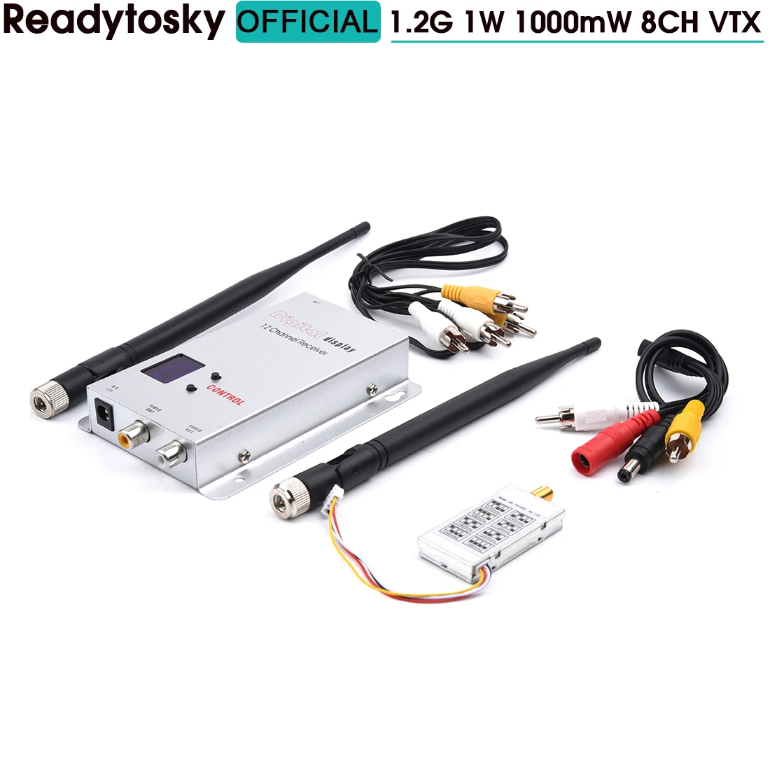

FPV 1,2G 1W 1000mW 8CH передатчик TX1000 TX 12CH приемник RX FPV комбо до 3 км для радиоуправляемых моделей Дрон Quad повышение усилитель