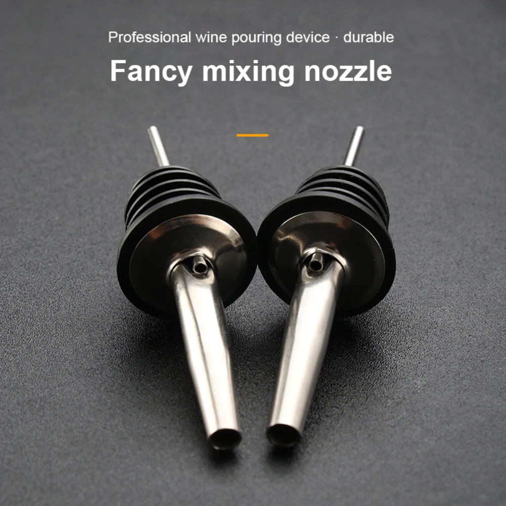 

Stainless Steel Wine Pourers Bottle Stopper Tapered Spout Flow Wine Bottle Pour Spout Drinks Quantitative Liquor Pouring Device